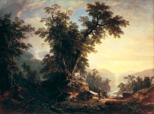 The Indian's Vespers by Asher Brown Durand Oil Painting