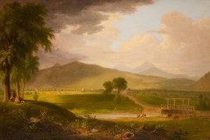 View of Rutland, Vermont by Asher Brown Durand Oil Painting