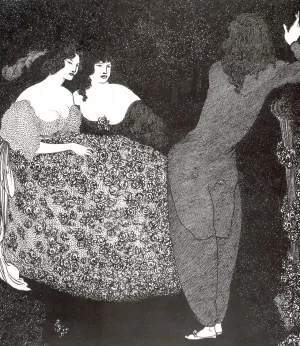 A Repetition of 'Tristan und Isolde' painting by Aubrey Beardsley