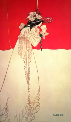 Isolde by Aubrey Beardsley - Oil Painting Reproduction
