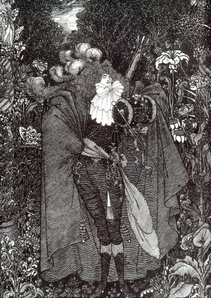 Nightpiece by Aubrey Beardsley Oil Painting