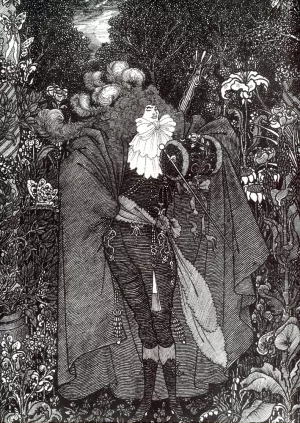 Nightpiece Oil painting by Aubrey Beardsley