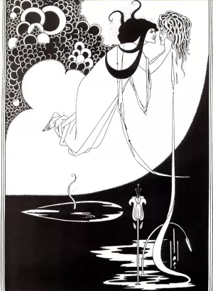 The Climax by Aubrey Beardsley Oil Painting