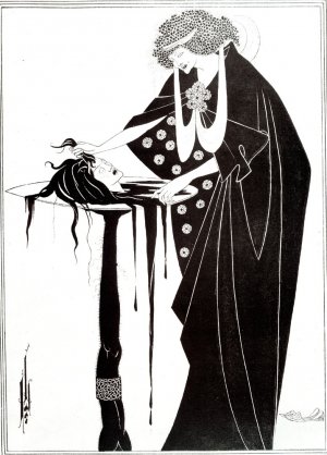 The Dancer's Reward by Aubrey Beardsley Oil Painting