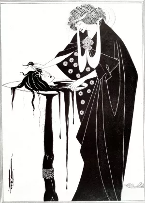 The Dancer's Reward by Aubrey Beardsley - Oil Painting Reproduction