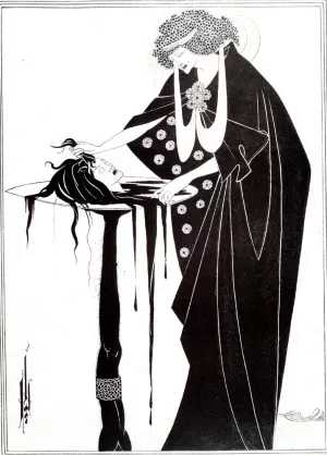 The Dancer's Reward painting by Aubrey Beardsley