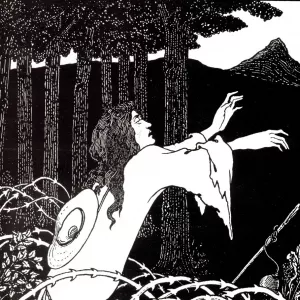 The Return of Tannhaeuser to the Venusberg by Aubrey Beardsley - Oil Painting Reproduction
