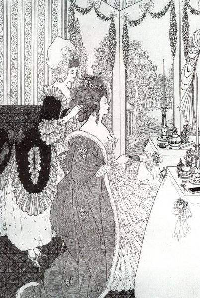 Main Product Photo of The Toilet Painting by Aubrey Beardsley
