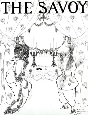 Title Page of 'The Savoy ', No 1 by Aubrey Beardsley - Oil Painting Reproduction