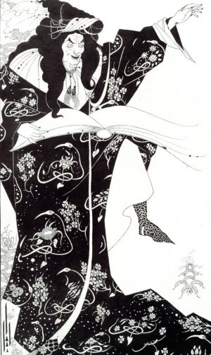 Virgilius the Sorcerer by Aubrey Beardsley Oil Painting