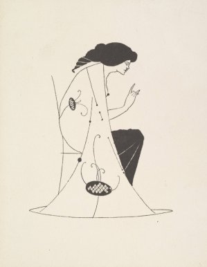 Grotesques by Aubrey Beardsley 3 by Aubrey Vincent Beardsley Oil Painting