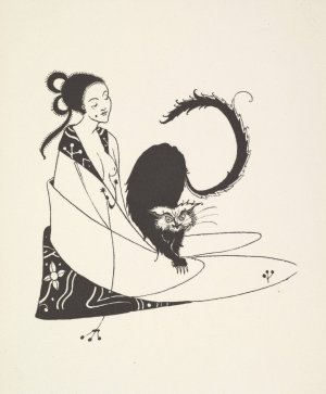 Grotesques by Aubrey Beardsley 4 by Aubrey Vincent Beardsley Oil Painting