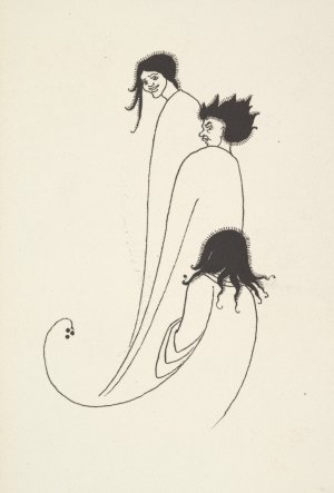 Grotesques by Aubrey Beardsley 5 by Aubrey Vincent Beardsley Oil Painting