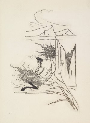 Grotesques by Aubrey Beardsley 6 by Aubrey Vincent Beardsley Oil Painting