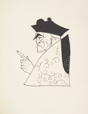 Grotesques by Aubrey Beardsley 8 by Aubrey Vincent Beardsley Oil Painting