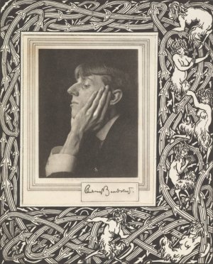 Grotesques by Aubrey Beardsley. Portrait Frontispiece by Aubrey Vincent Beardsley Oil Painting