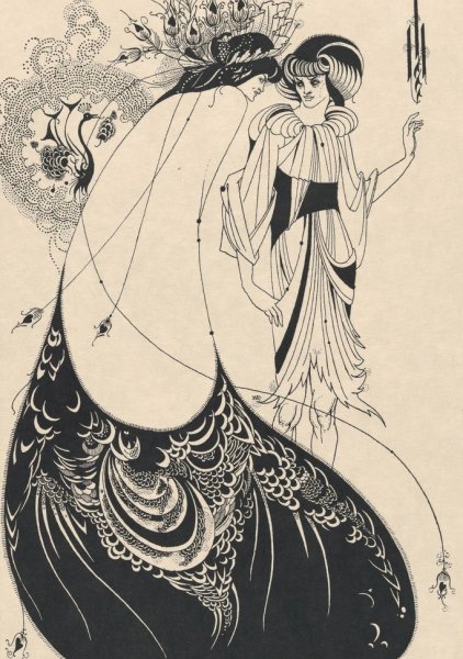 Main Product Photo of Illustration to Salome by Oscar Wilde 2  Painting by Aubrey Vincent Beardsley
