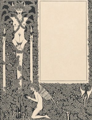 Illustration to Salome by Oscar Wilde 4 by Aubrey Vincent Beardsley Oil Painting