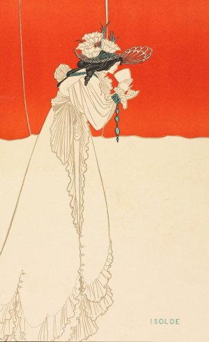 Isolde by Aubrey Vincent Beardsley Oil Painting