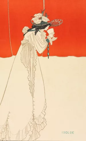 Isolde by Aubrey Vincent Beardsley Oil Painting