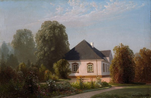 Main Product Photo of Fra Holden  Painting by August Cappelen