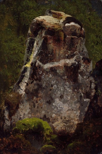 Main Product Photo of Study of a Rock  Painting by August Cappelen