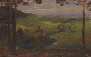 Deidesheim by August Croissant Oil Painting