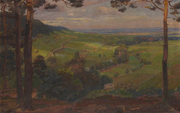 Deidesheim  by August Croissant - Hand-Painted Oil Painting Reproduction