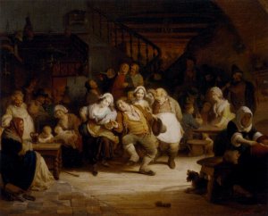 Figures In A Tavern