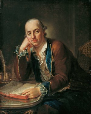 Johann Nepomuk Reichsritter von Humbourg by August Friedrich Oelenhainz Oil Painting