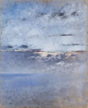 Sea and Clouds by August Hagborg Sea and Clouds by August Hagborg Oil Painting