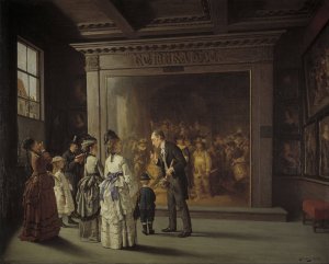 Treppenhuis by August Jernberg Oil Painting