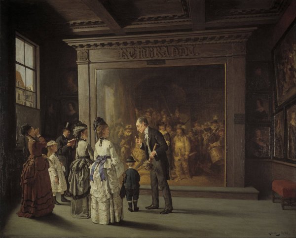 Treppenhuis by August Jernberg - Hand-Painted Oil Painting Reproduction