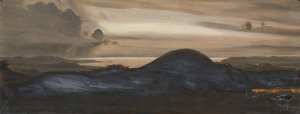 Illustrasjon til Holger Drachmanns 'Elverkongen'i 'Troldtoj', Kobenhavn 1889-1890 by August Jerndorff Oil Painting