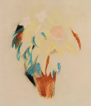 Blumentopf by August Macke Oil Painting