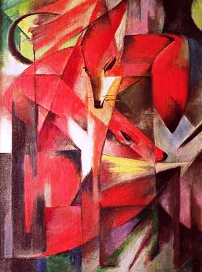 Main Product Photo of The Fox Painting by August Macke