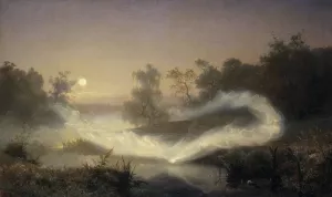 Dancing Fairies by August Malmstrom Oil Painting