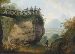 Die Aussichtswarte by August Piepenhagen Oil Painting