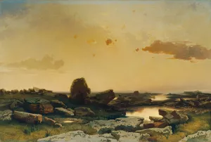 Helgoland by August Schaeffer Von Wienwald Oil Painting