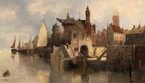 Cappriccio by August Von Siegen Oil Painting