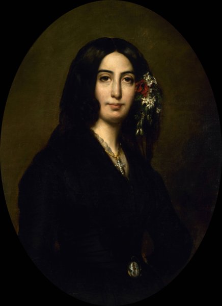 Main Product Photo of Portrait de George Sand  Painting by Auguste Charpentier