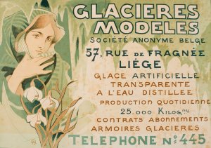 Glacieres Modeles by Auguste Donnay Oil Painting