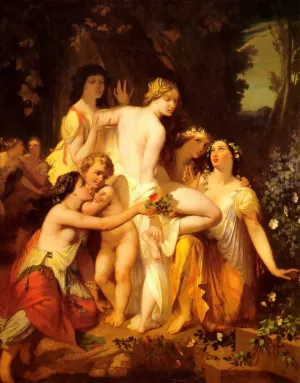 The Bath of Venus by Auguste Glaize - Oil Painting Reproduction
