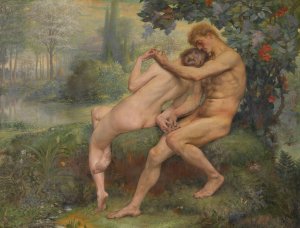 Love Hymn by Auguste Leveque Oil Painting