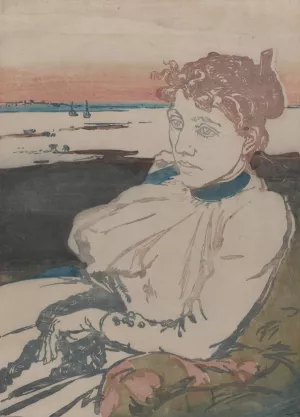 Convalescent, Mme Lepere by Auguste Louis Lepere Oil Painting