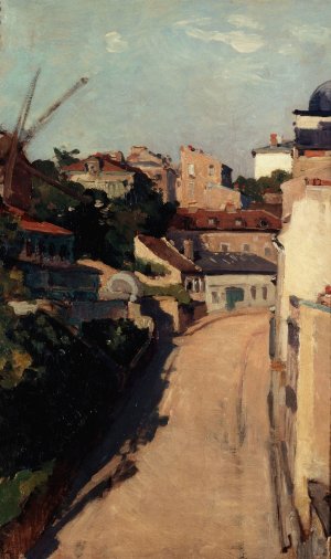 La rue Lepic et le maquis de Montmartre by Auguste Louis Lepere Oil Painting