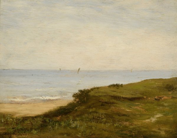 Cote normande by Auguste Pointelin - Hand-Painted Oil Painting Reproduction