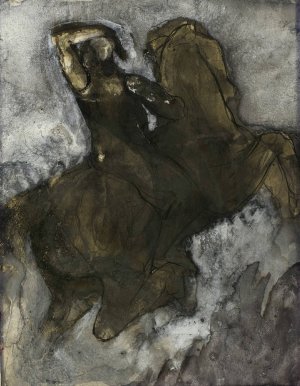 Horseman by Auguste Rodin Oil Painting
