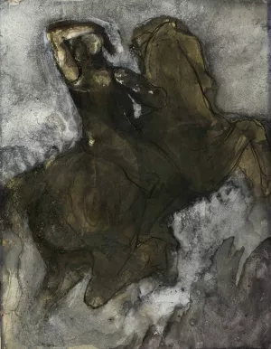 Horseman by Auguste Rodin Oil Painting