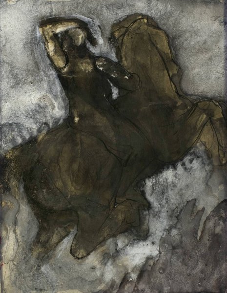 Horseman  by Auguste Rodin - Hand-Painted Oil Painting Reproduction
